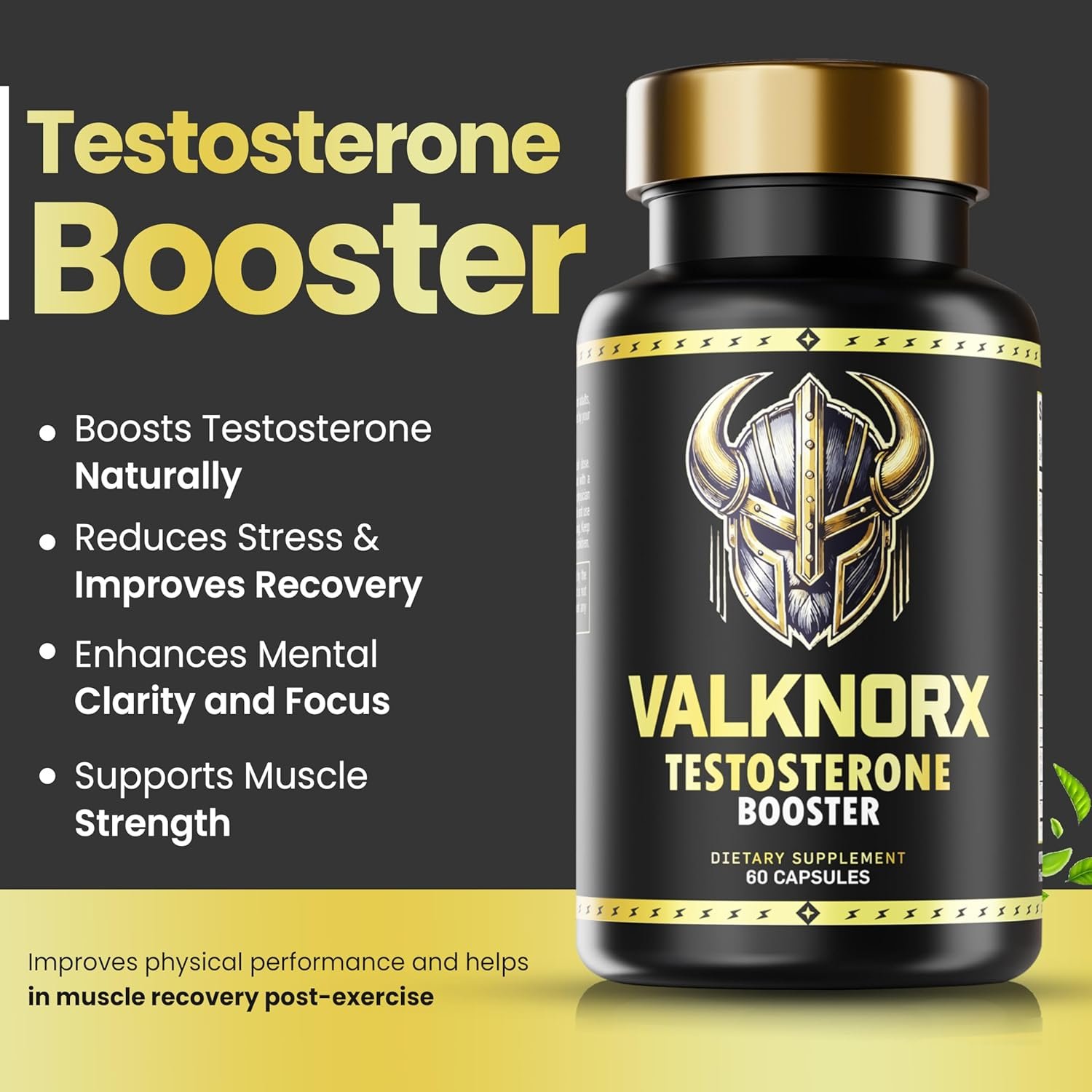 Testosterone Booster for Men Ultra Strength (3rd Party Tested) Maca, Horny Goat Weed, Tongkat Ali, Tribulus – Premium Testosterone Supplement for Men Male Enhancing Libido Test Booster – Builder Pills