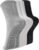 BONANGEL Pilates Socks with Grips for Women, 3 Pairs Womens Grippy Yoga Ballet Barre Hospital Gym Athletic Socks