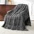 Uttermara Weighted Blanket Queen Size 15lbs 60×80 inches with Soft Plush Fleece, Cozy Warm Sherpa Snuggle Thick Heavy Blanket Great for Sleep and Calming, Grey