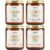 AOOVOO Scented Candles – 4PC Candle Set, 36 oz Soy Candles, Soy Candle for Home Scented, Lavender/Vanilla/Eucalyptus/Sage